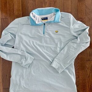 Light Blue Quarter-Zip golf Pullover